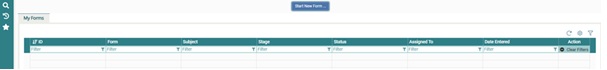 showing 'Start New Form' option