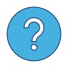 A question mark representing not being sure if you're entitled to free prescriptions