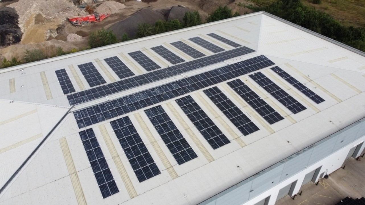 Greenfinch Way solar panel array