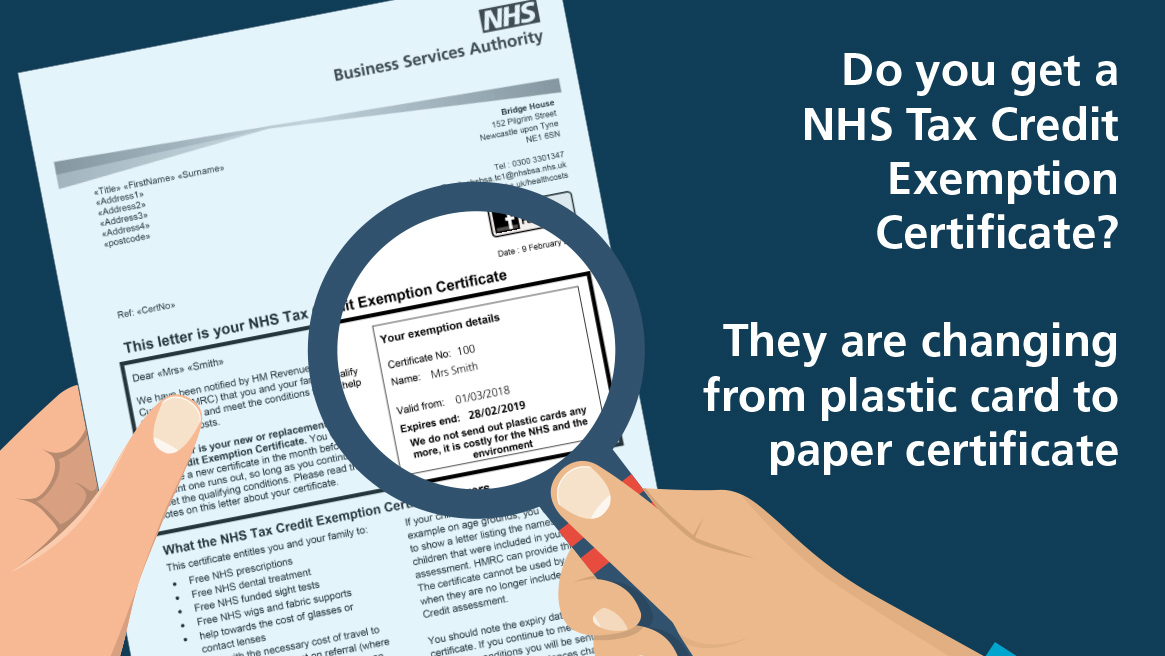 Changes To Proof Of Exemption Nhsbsa Changes To Proof Of Exemption Nhsbsa